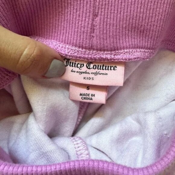 💜 Juicy Couture Kids Tie-Dye Velour Tracksuit – Sizes Available: 4T and 5 🤍 - Picture 7 of 8